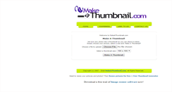 Desktop Screenshot of makeathumbnail.com